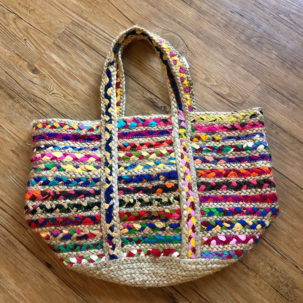 Francesca’s Straw Boho Tote Bag - Picture 7 of 10